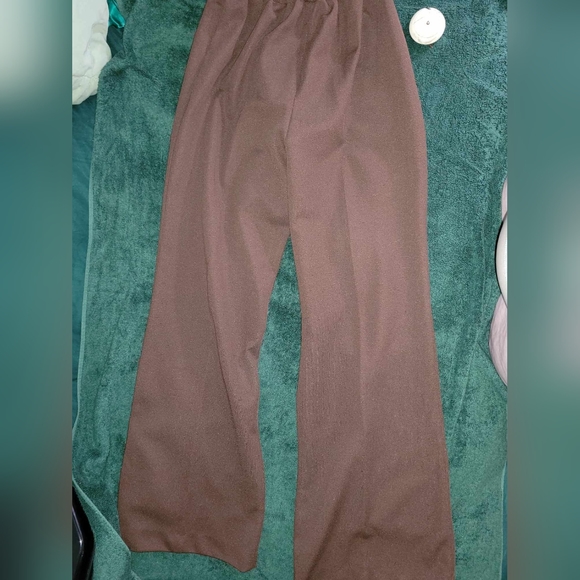 Authentic vintage 1960s two piece plus size friendly bell bottom tunic set - Picture 2 of 3